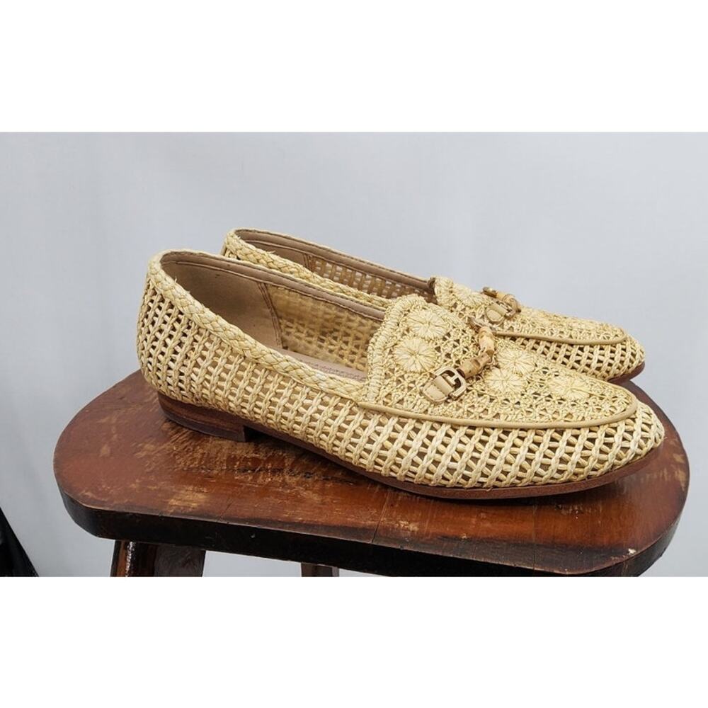 Sam Edelman Lowell Classic Wicker Style Summer Casual Beach Loafers Size 7.5 - Picture 2 of 8